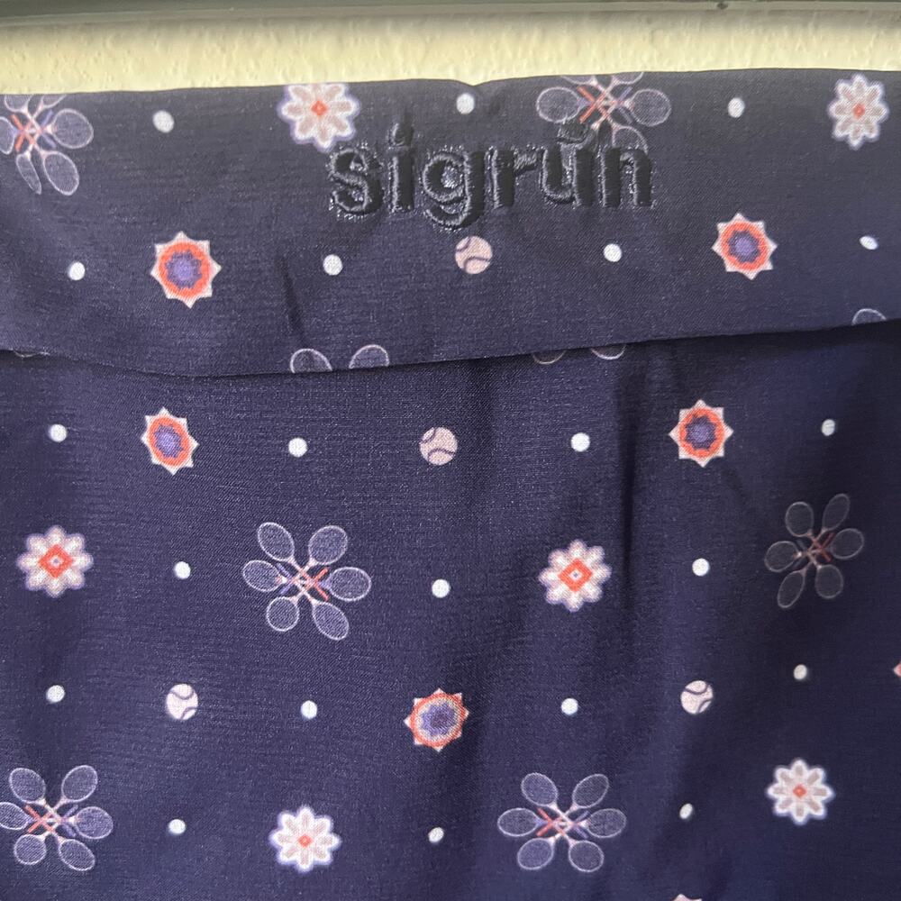 Sigrun Match v02 Peacoat Foulard Shorts Size L - Picture 5 of 9
